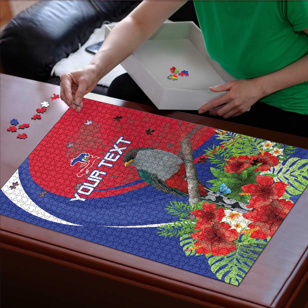 Personalized Hispaniolan Trogon Haiti Puzzle Sporty Style - Wonder Print Shop