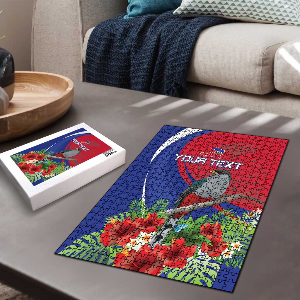 Personalized Hispaniolan Trogon Haiti Puzzle Sporty Style - Wonder Print Shop