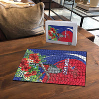 Personalized Hispaniolan Trogon Haiti Puzzle Sporty Style - Wonder Print Shop