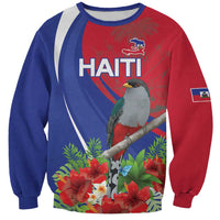 Personalized Hispaniolan Trogon Haiti Sweatshirt Sporty Style - Wonder Print Shop