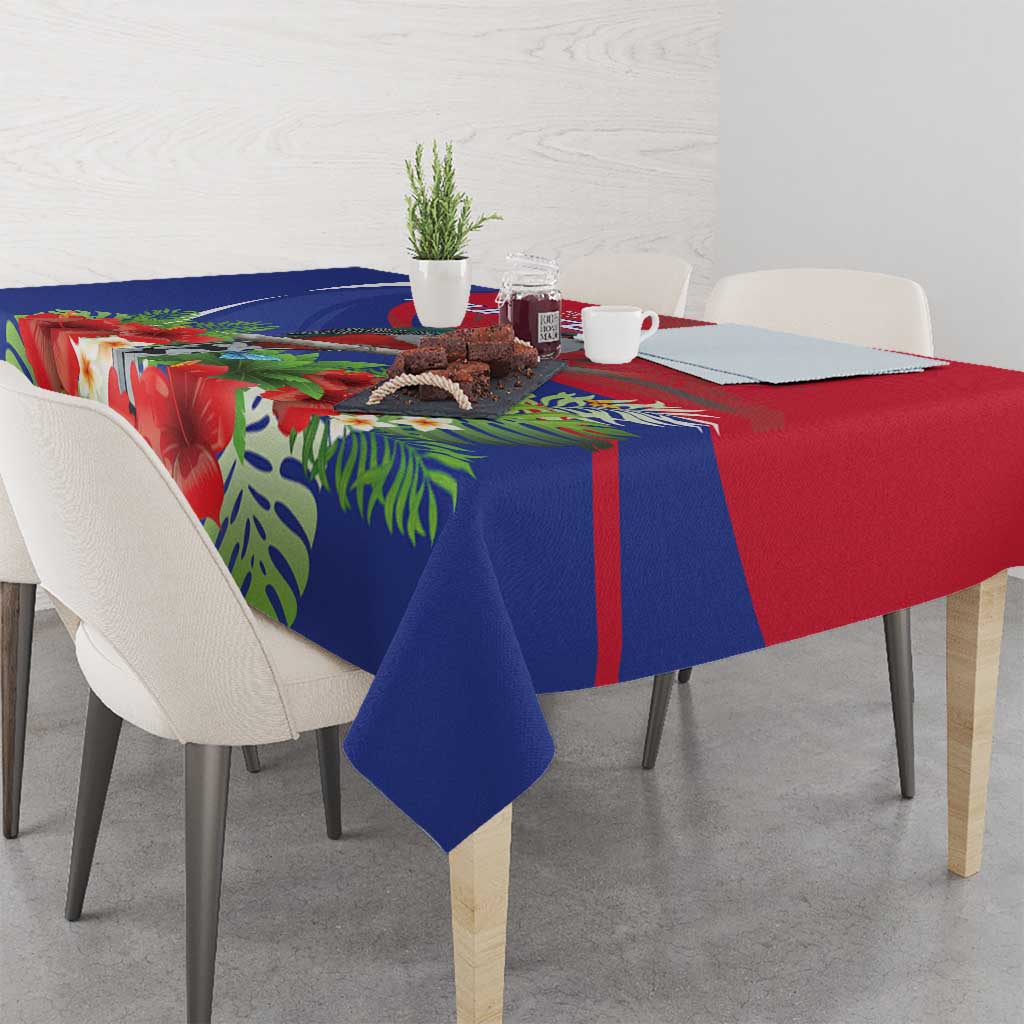 Personalized Hispaniolan Trogon Haiti Tablecloth Sporty Style - Wonder Print Shop