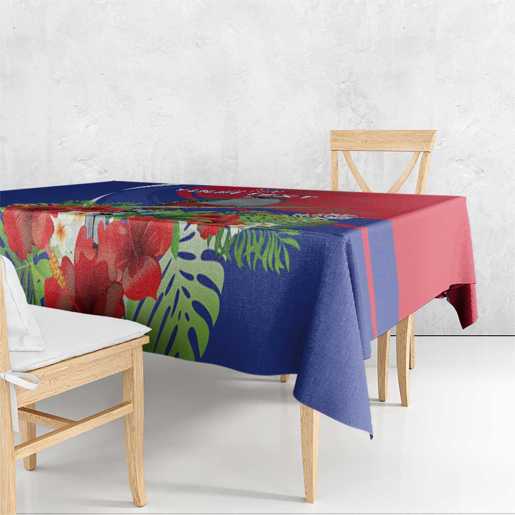 Personalized Hispaniolan Trogon Haiti Tablecloth Sporty Style - Wonder Print Shop