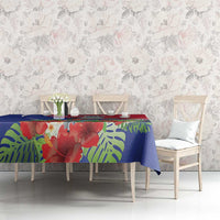 Personalized Hispaniolan Trogon Haiti Tablecloth Sporty Style - Wonder Print Shop