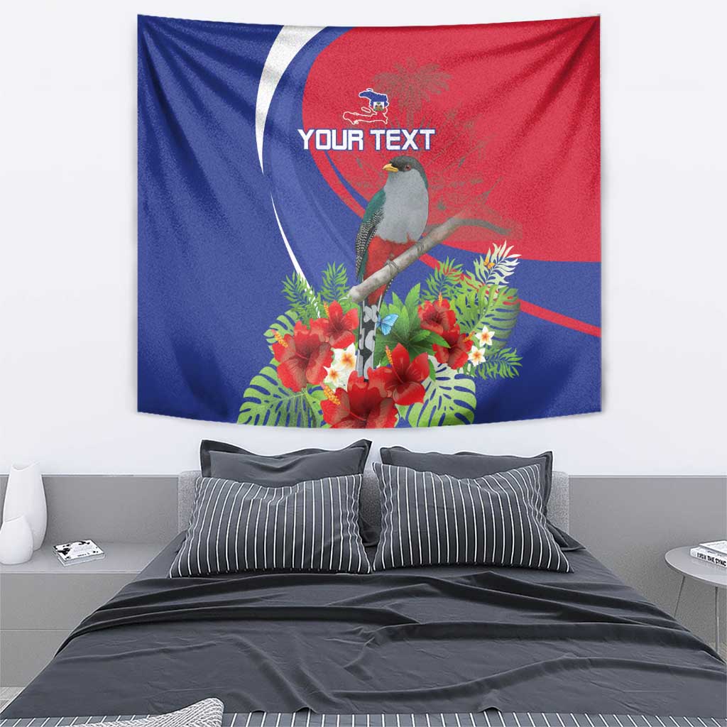 Personalized Hispaniolan Trogon Haiti Tapestry Sporty Style - Wonder Print Shop