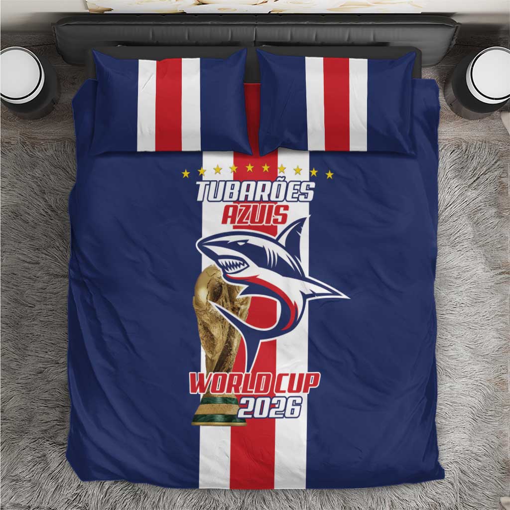 Cape Verde Football Bedding Set Tubaroes Azuis World Cup 2026 - Wonder Print Shop