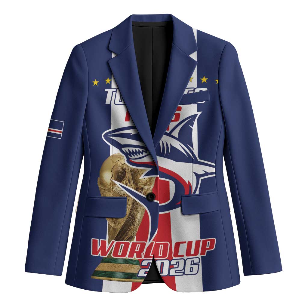 Cape Verde Football Blazer Tubaroes Azuis World Cup 2026 - Wonder Print Shop