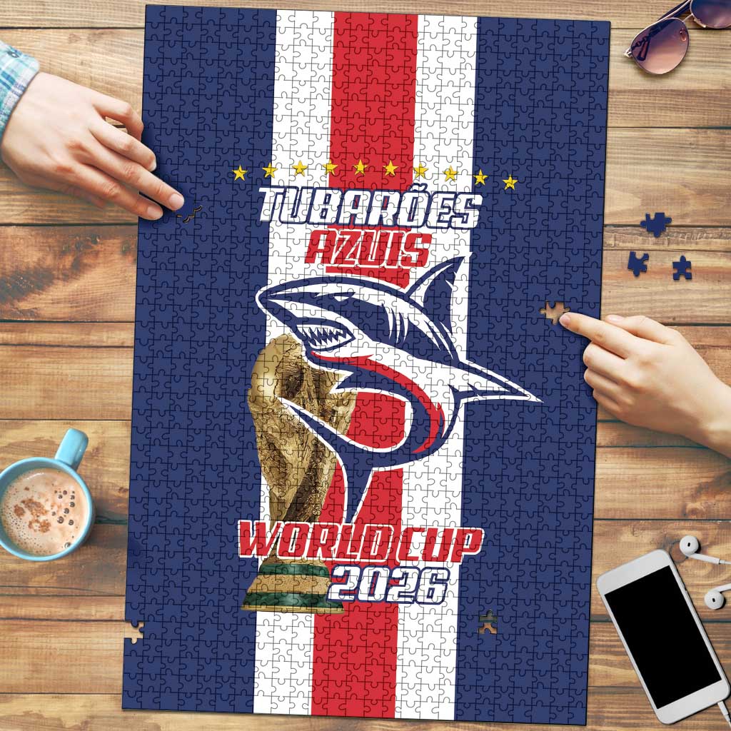 Cape Verde Football Puzzle Tubaroes Azuis World Cup 2026 - Wonder Print Shop