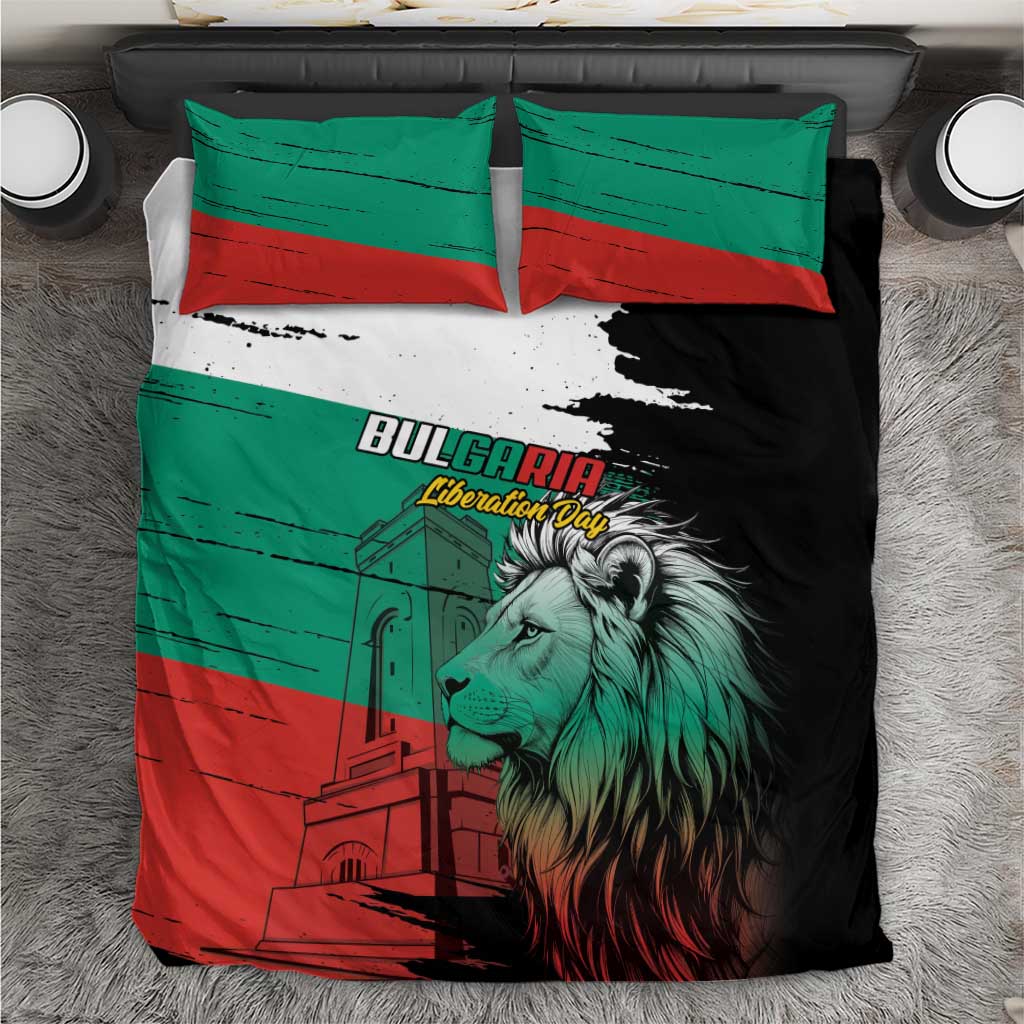 Bulgaria Liberation Day Bedding Set Bulgarian Lion National Pride Patriotic