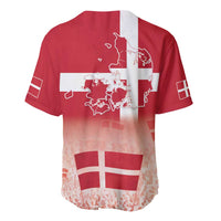 Danish National Flag Day Baseball Jersey Coat Of Arms With Map