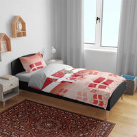 Danish National Flag Day Bedding Set Coat Of Arms With Map
