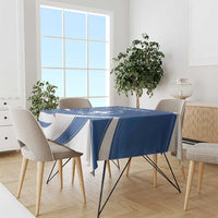 Personalized National Greek Flag Day Tablecloth Elliniki Dimokratia