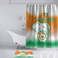 Ivory Coast Football Bathroom Set Proud Elephant Fan Edition