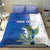 Personalized El Salvador Turquoise Browed Motmot Bedding Set With Yucca Flowers - Wonder Print Shop