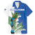 Personalized El Salvador Turquoise Browed Motmot Family Matching Puletasi and Hawaiian Shirt With Yucca Flowers - Wonder Print Shop