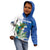 Personalized El Salvador Turquoise Browed Motmot Kid Hoodie With Yucca Flowers - Wonder Print Shop