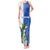 Personalized El Salvador Turquoise Browed Motmot Tank Maxi Dress With Yucca Flowers - Wonder Print Shop