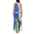 Personalized El Salvador Turquoise Browed Motmot Tank Maxi Dress With Yucca Flowers - Wonder Print Shop