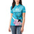 Personalized Honduras Independence Day Women Polo Shirt With White Tailed Deer - Wonder Print Shop