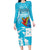 Personalized Honduras Scarlet Macaw Long Sleeve Bodycon Dress Happy Independence Day 1821 - Wonder Print Shop