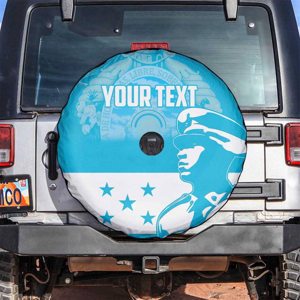 Personalized Honduras Scarlet Macaw Spare Tire Cover Happy Independence Day 1821 - Wonder Print Shop