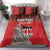 Personalized Kenya Mashujaa Day Bedding Set Mzee Jomo Kenyatta With Coat Of Arms