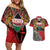 Personalized Kenya Mashujaa Day Couples Matching Off Shoulder Short Dress and Hawaiian Shirt Mzee Jomo Kenyatta With Coat Of Arms