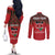 Personalized Kenya Mashujaa Day Couples Matching Off The Shoulder Long Sleeve Dress and Long Sleeve Button Shirt Mzee Jomo Kenyatta With Coat Of Arms