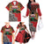 Personalized Kenya Mashujaa Day Family Matching Off The Shoulder Long Sleeve Dress and Hawaiian Shirt Mzee Jomo Kenyatta With Coat Of Arms