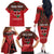 Personalized Kenya Mashujaa Day Family Matching Off The Shoulder Long Sleeve Dress and Hawaiian Shirt Mzee Jomo Kenyatta With Coat Of Arms