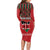 Personalized Kenya Mashujaa Day Long Sleeve Bodycon Dress Mzee Jomo Kenyatta With Coat Of Arms