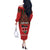 Personalized Kenya Mashujaa Day Off The Shoulder Long Sleeve Dress Mzee Jomo Kenyatta With Coat Of Arms