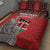 Personalized Kenya Mashujaa Day Quilt Bed Set Mzee Jomo Kenyatta With Coat Of Arms