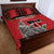 Personalized Kenya Mashujaa Day Quilt Bed Set Mzee Jomo Kenyatta With Coat Of Arms