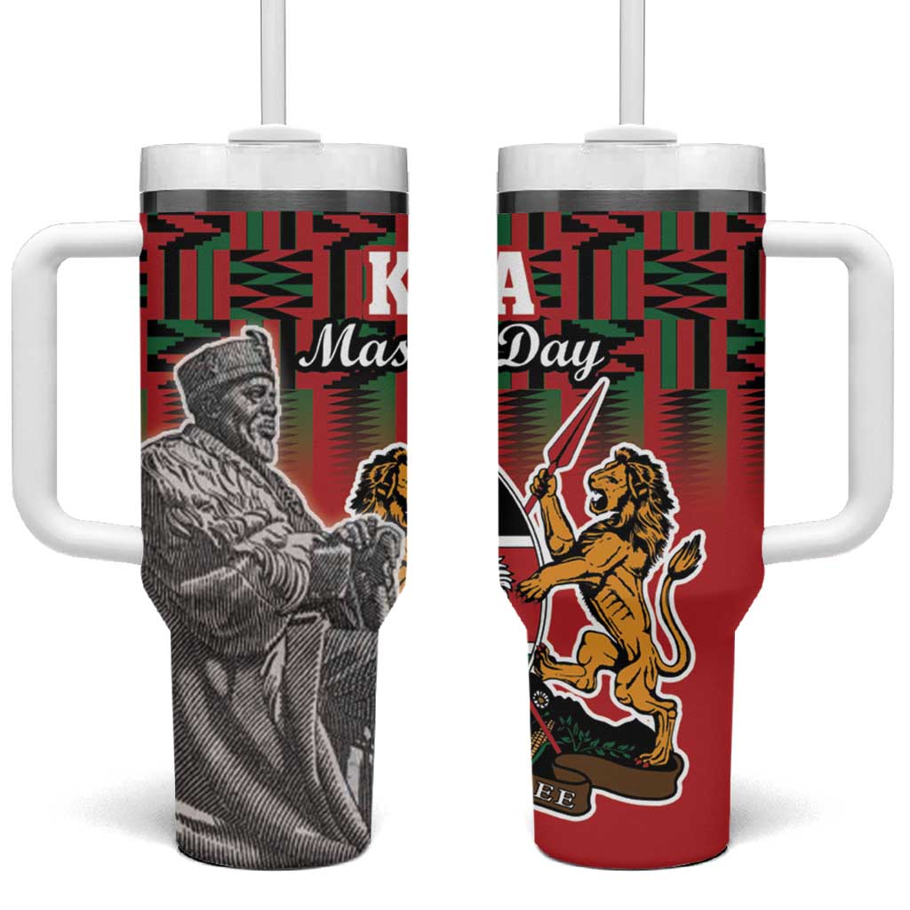 Kenya Mashujaa Day Tumbler With Handle Mzee Jomo Kenyatta With Coat Of Arms