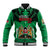 Kenya National Heroes Day Baseball Jacket Mashujaa With Lion Head And Coat Of Arms