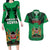 Kenya National Heroes Day Couples Matching Long Sleeve Bodycon Dress and Hawaiian Shirt Mashujaa With Lion Head And Coat Of Arms