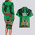 Kenya National Heroes Day Couples Matching Long Sleeve Bodycon Dress and Hawaiian Shirt Mashujaa With Lion Head And Coat Of Arms