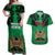 Kenya National Heroes Day Couples Matching Off Shoulder Maxi Dress and Hawaiian Shirt Mashujaa With Lion Head And Coat Of Arms