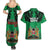 Kenya National Heroes Day Couples Matching Summer Maxi Dress and Hawaiian Shirt Mashujaa With Lion Head And Coat Of Arms