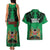 Kenya National Heroes Day Couples Matching Tank Maxi Dress and Hawaiian Shirt Mashujaa With Lion Head And Coat Of Arms