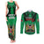 Kenya National Heroes Day Couples Matching Tank Maxi Dress and Long Sleeve Button Shirt Mashujaa With Lion Head And Coat Of Arms