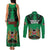 Kenya National Heroes Day Couples Matching Tank Maxi Dress and Long Sleeve Button Shirt Mashujaa With Lion Head And Coat Of Arms