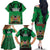 Kenya National Heroes Day Family Matching Off The Shoulder Long Sleeve Dress and Hawaiian Shirt Mashujaa With Lion Head And Coat Of Arms