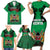 Kenya National Heroes Day Family Matching Short Sleeve Bodycon Dress and Hawaiian Shirt Mashujaa With Lion Head And Coat Of Arms