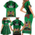 Kenya National Heroes Day Family Matching Short Sleeve Bodycon Dress and Hawaiian Shirt Mashujaa With Lion Head And Coat Of Arms