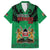 Kenya National Heroes Day Family Matching Summer Maxi Dress and Hawaiian Shirt Mashujaa With Lion Head And Coat Of Arms