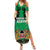 Kenya National Heroes Day Family Matching Summer Maxi Dress and Hawaiian Shirt Mashujaa With Lion Head And Coat Of Arms