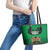 Kenya National Heroes Day Leather Tote Bag Mashujaa With Lion Head And Coat Of Arms