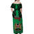 Kenya National Heroes Day Off Shoulder Maxi Dress Mashujaa With Lion Head And Coat Of Arms