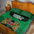 Kenya National Heroes Day Quilt Bed Set Mashujaa With Lion Head And Coat Of Arms